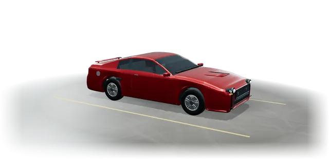 3D model of a Ford Mustang