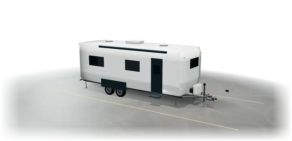 3D model of a Travel trailer